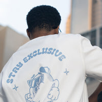 IYKYK: Stay Exclusive 🤫  Tee (White)