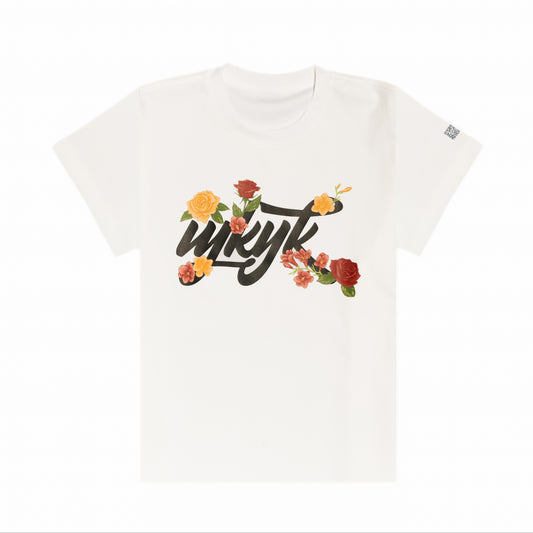 IYKYK Flowers Logo Tee