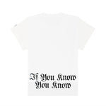 IYKYK Flowers Logo Tee (White)